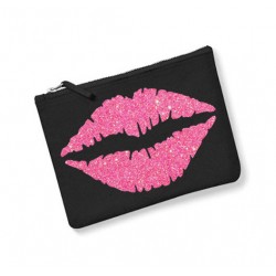 trousse personnalisée bouche noir