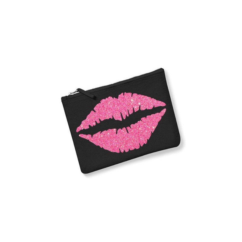 trousse personnalisée bouche noir