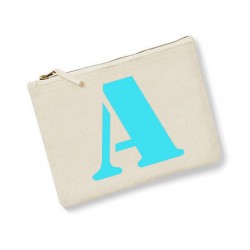 Trousse personnalisée Initiale Ecru homme