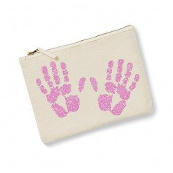 Trousse empreintes mains écru