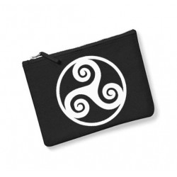 Trousse personnalisée triskel noir