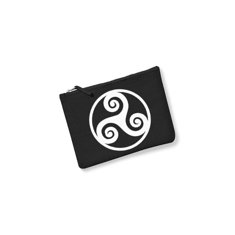 Trousse personnalisée triskel noir