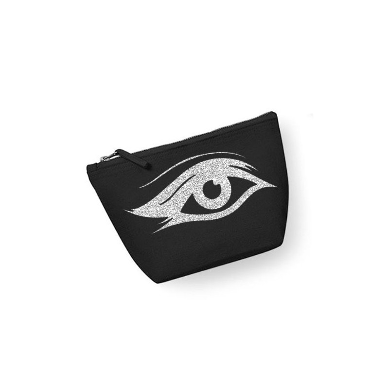 Trousse maquillage personnalisée oeil noir
