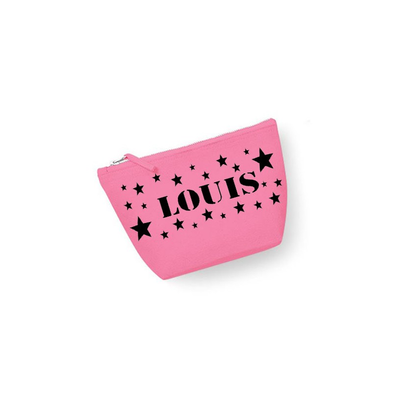 trousse toilette homme prénom étoile rose