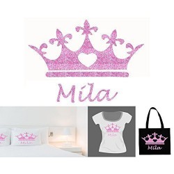 Couronne Princesse + Prénom