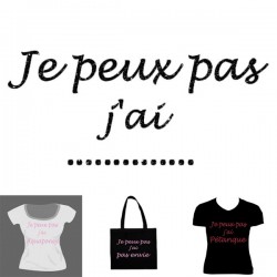 Je peux pas j'ai (le texte...
