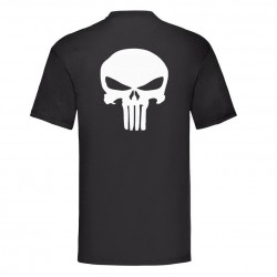 tee shirt homme punisher noir dos