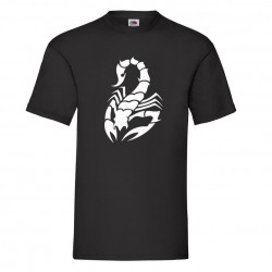 tee-shirt-personnalise-scorpion-homme-noir-face