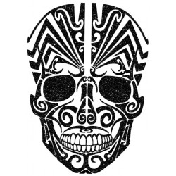 Tête de mort tribale